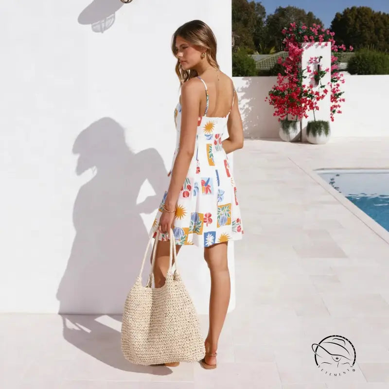 Beige woven straw tote bag with langry fashion ملابس dress