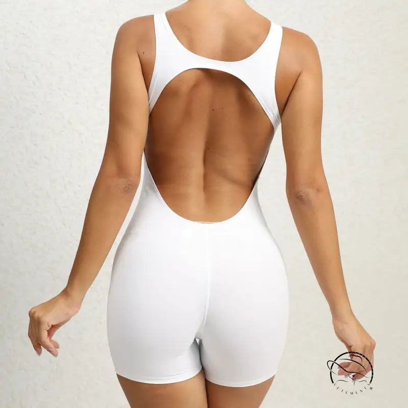 Integrated Hip Lifting Sport Yoga Jumpsuit