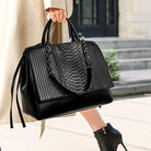 Crocodile Pattern Stylish Shoulder Handbag