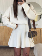 Casual Vacation Sweater Long Sleeve Dress
