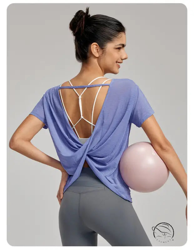 Lightweight Breathable Yoga t Shirt Top