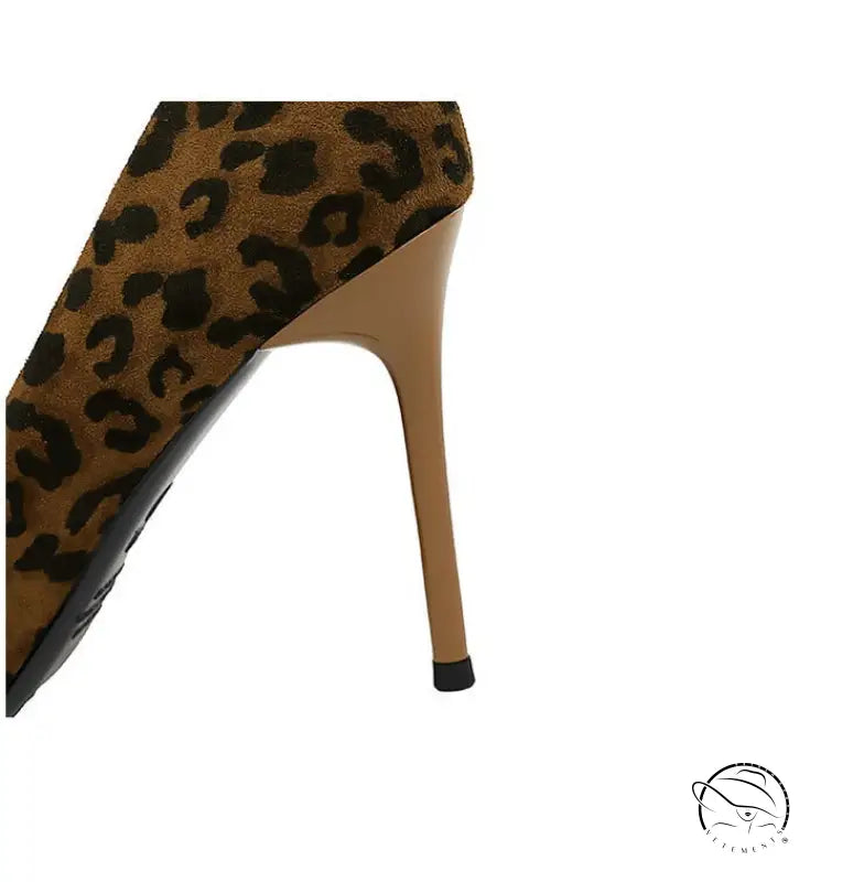 Cocktail Leopard Print High Heels