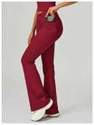 Cross Waist Wide Leg Bootcut Trousers Outdoor