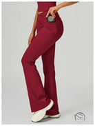 Cross Waist Wide Leg Bootcut Trousers Outdoor