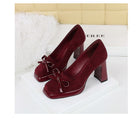 Bow Decorative Shallow Mouth Super High Heel
