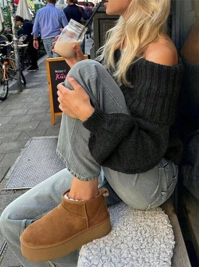 All Matching Slim Fit Knitted Sweater