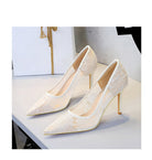Skinny Night Club Mesh Stiletto High Heel Shoes