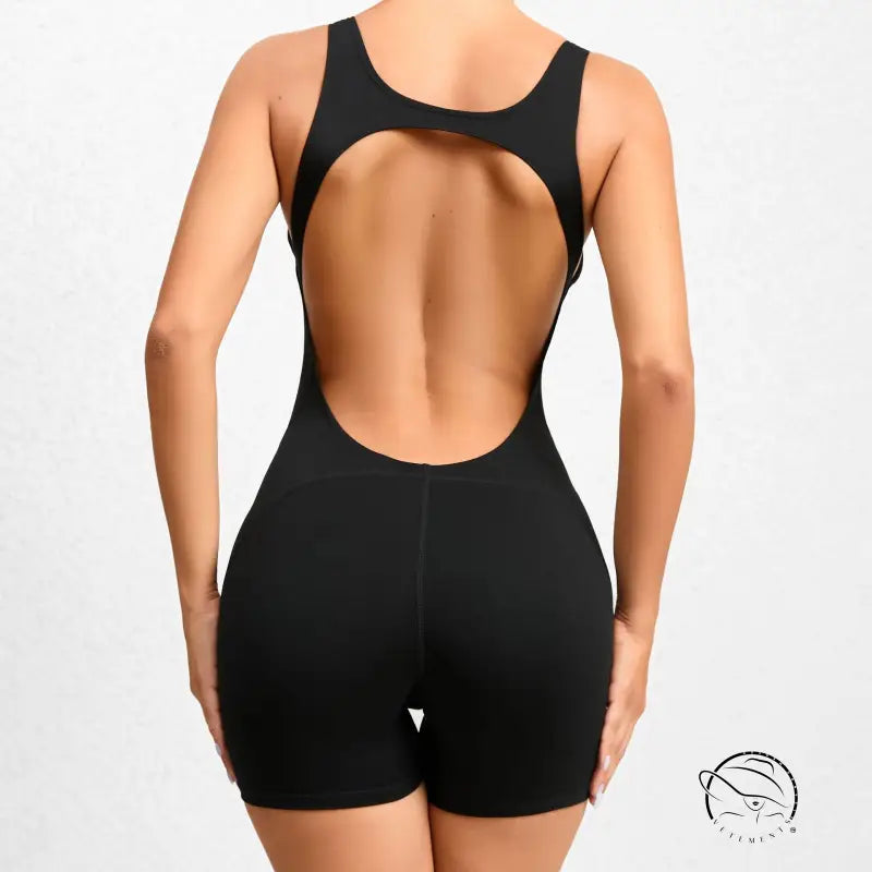Integrated Hip Lifting Sport Yoga Jumpsuit