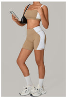 Color Matching Tight Quick Drying Fitness Clothes