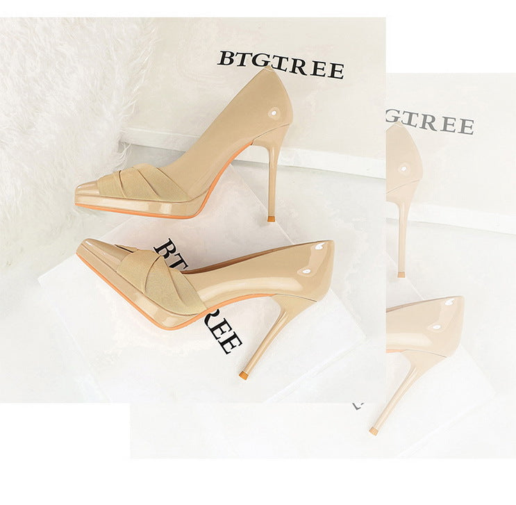 Classy Leather High Heel