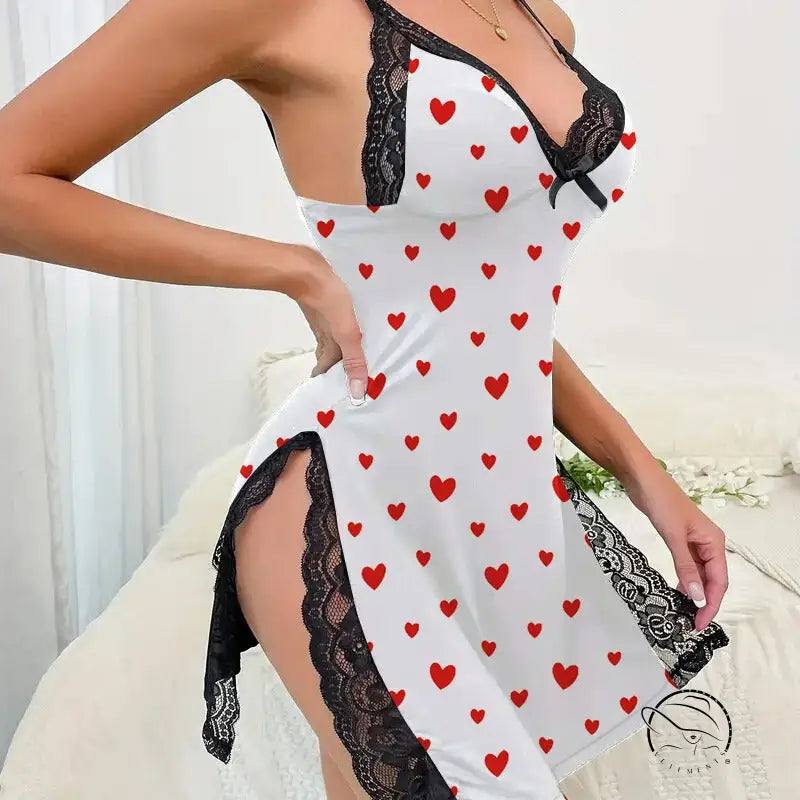 Lingerie Sling Dress Milk Silk Fabric