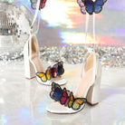 Embroidered Three Dimensional High Heels