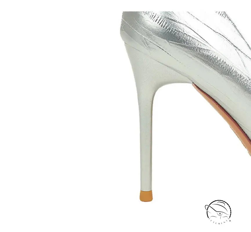 Cocktail Low Cut Shoes Pointed Stiletto Heels