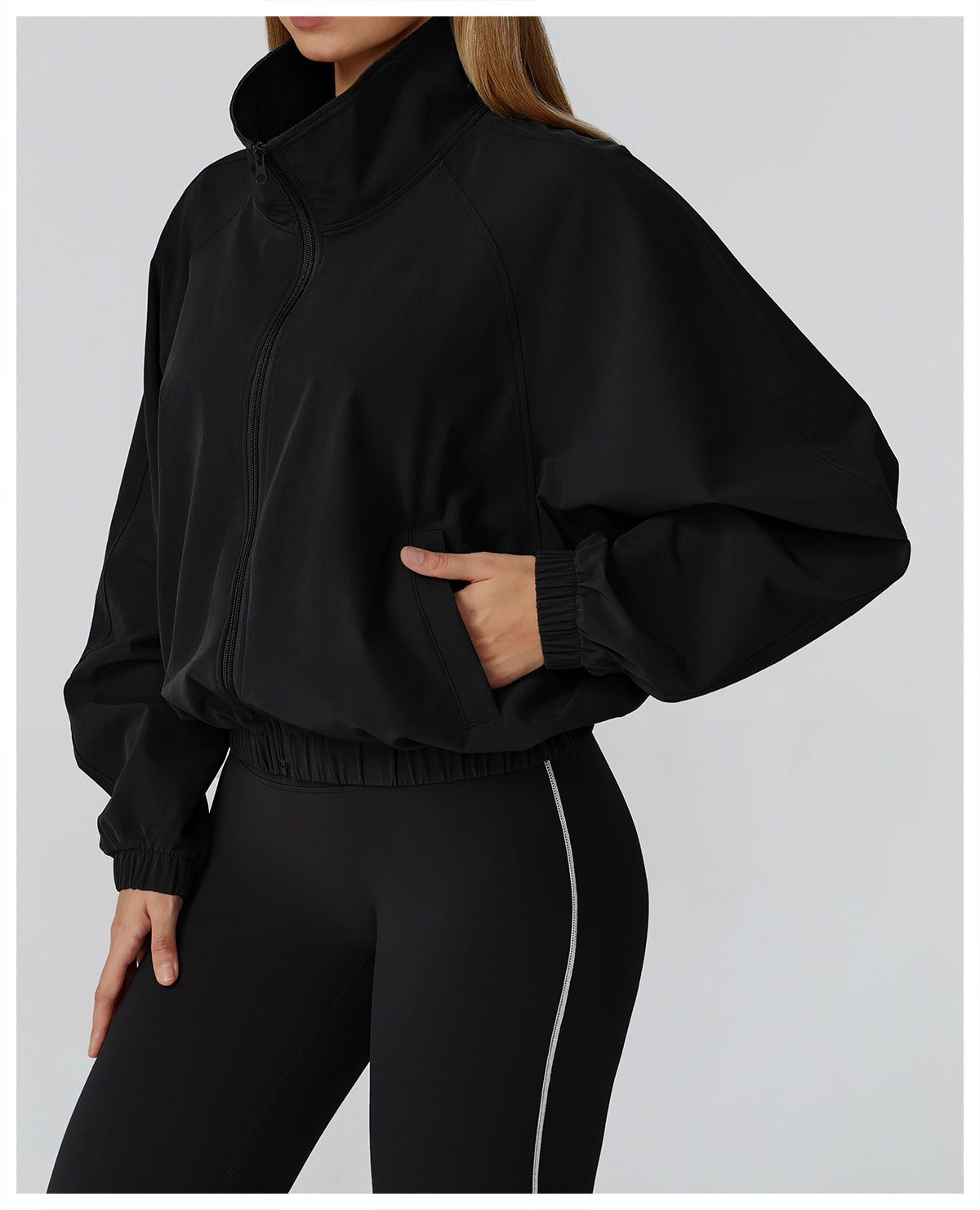 Quick Drying Stand Collar Sports Jacket