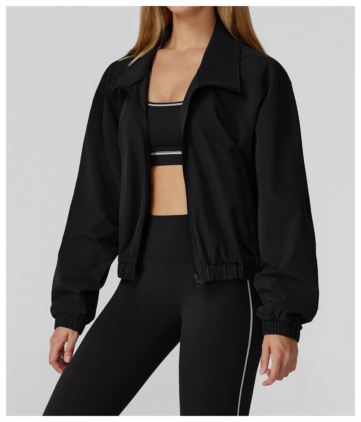 Quick Drying Stand Collar Sports Jacket
