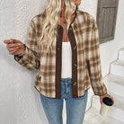Winter Casual Plaid Cardigan Jacket