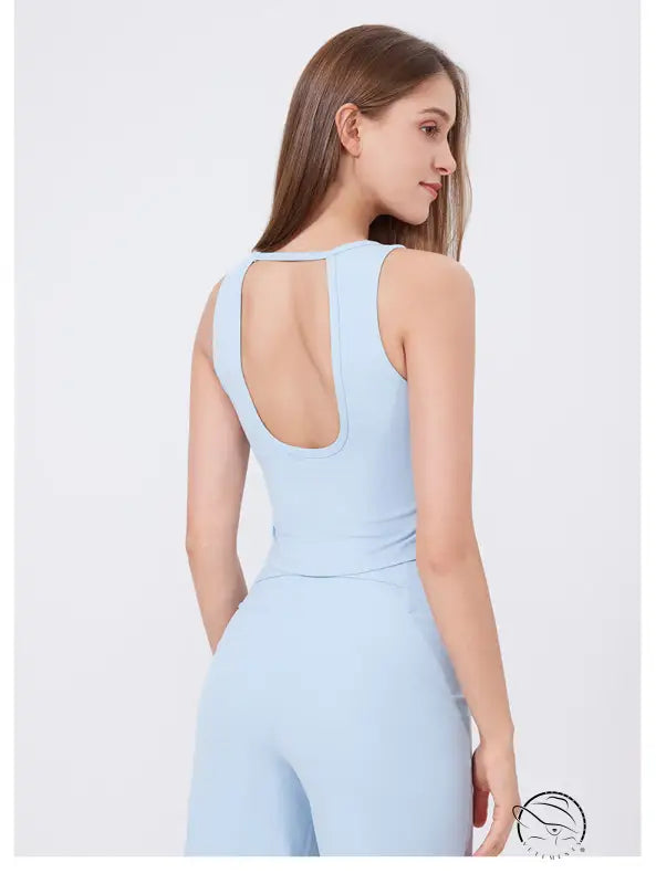 Wide Shoulder Strap Slimming Outside Wear Sports Underwear Women Shockproof Running Large u Back Bra Push Up Yoga