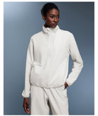 Langry white zip-up waterproof track jacket for outdoor fashion