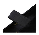 Elegant black Mary Jane langry fashion shoe with elastic strap