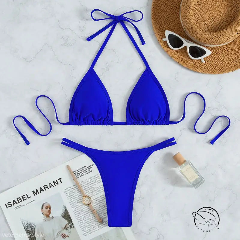 CRYSTAL DIAMOND SEXY THONG BIKINI-VETEMENTS 