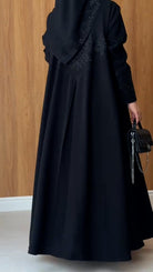 Graceful Embroidery Mid Length Robe Trench Coat
