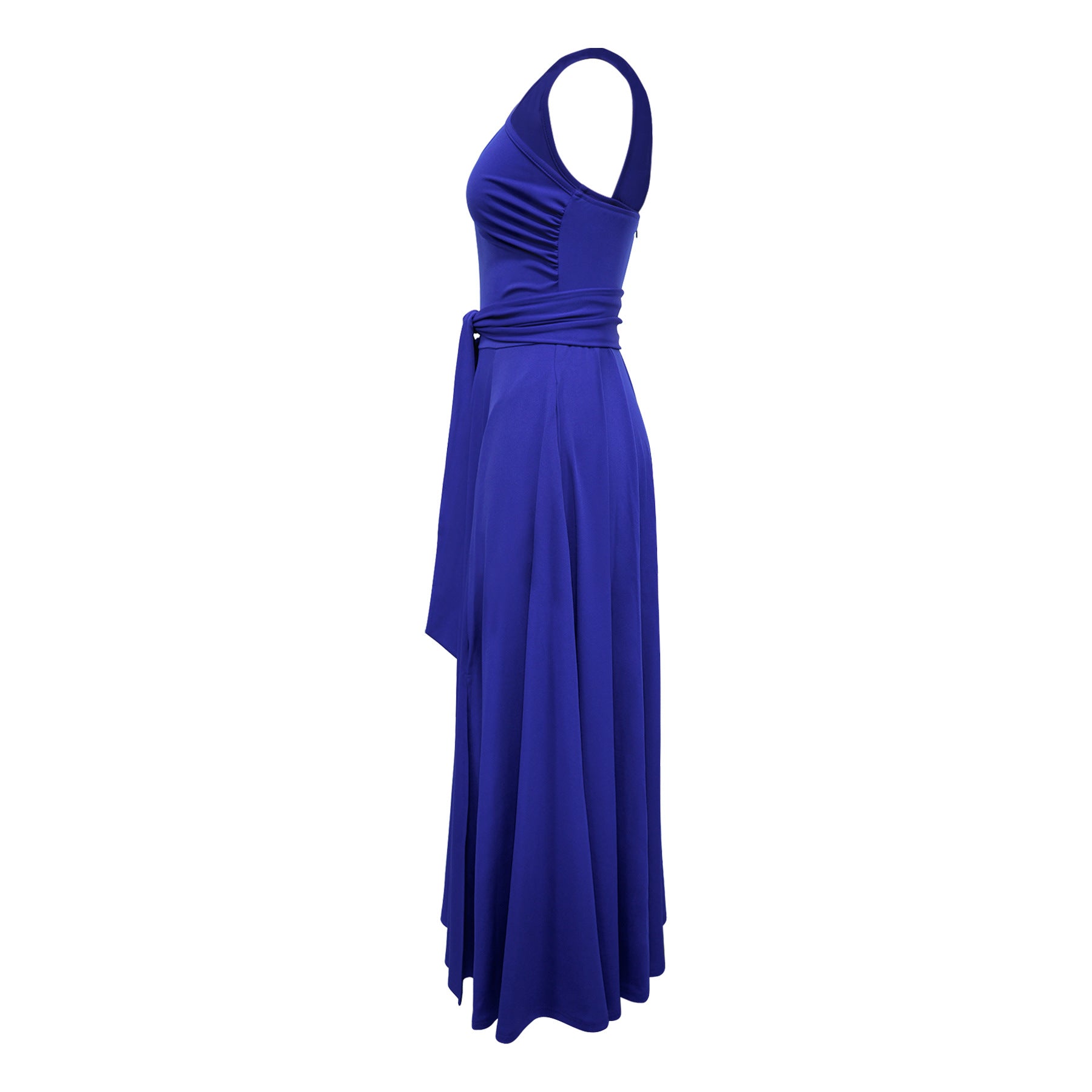 Beautiful Waist Tight Swing Maxi Dress