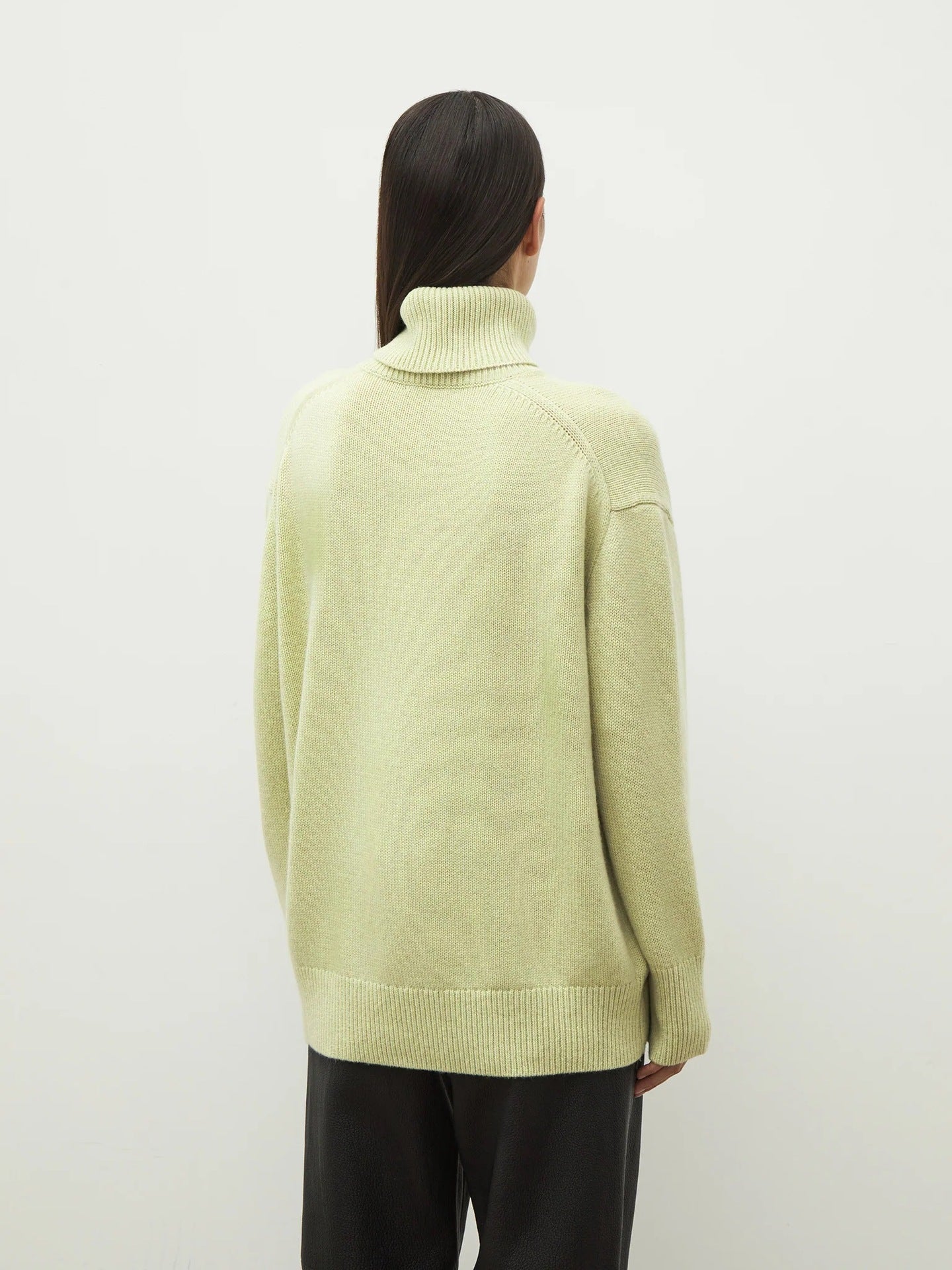 Elegant Knitted High Neck Sweater
