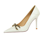 Shiny Patent Leather Office High Heel