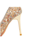 French Small Sharp Point High Heels