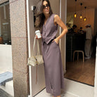 Vest Jacket Hip Skirt Set Office Two Piece