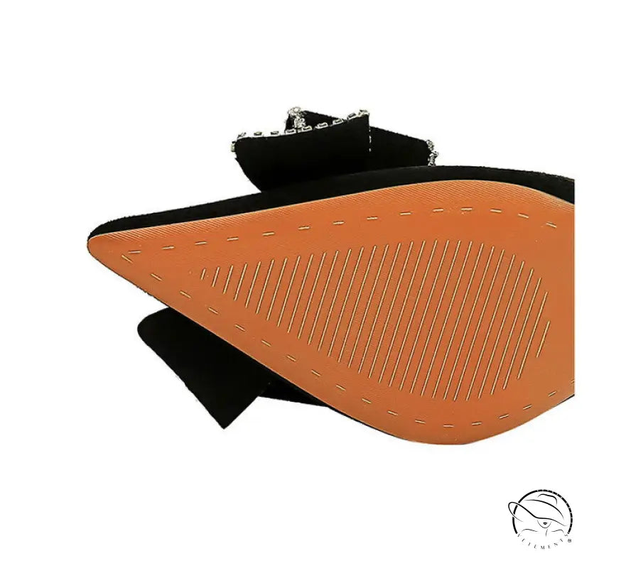 Shallow Mouth Pointed Toe Rhinestone Bow High Heel