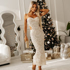 Elegant white cutout dress from the Stunning Party Dress collection in fashion ملابس