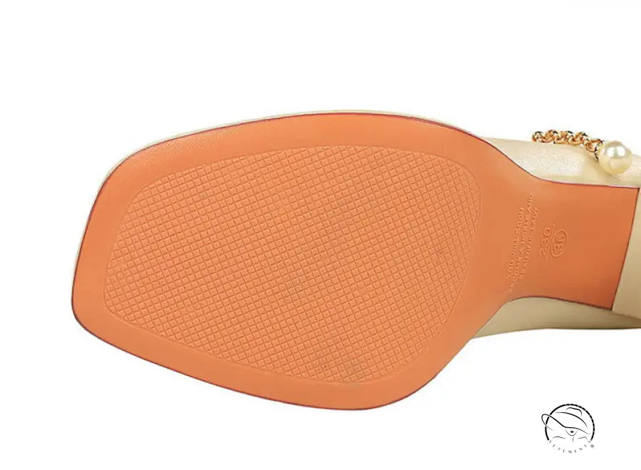 Square Toe Chunky Heel Waterproof High