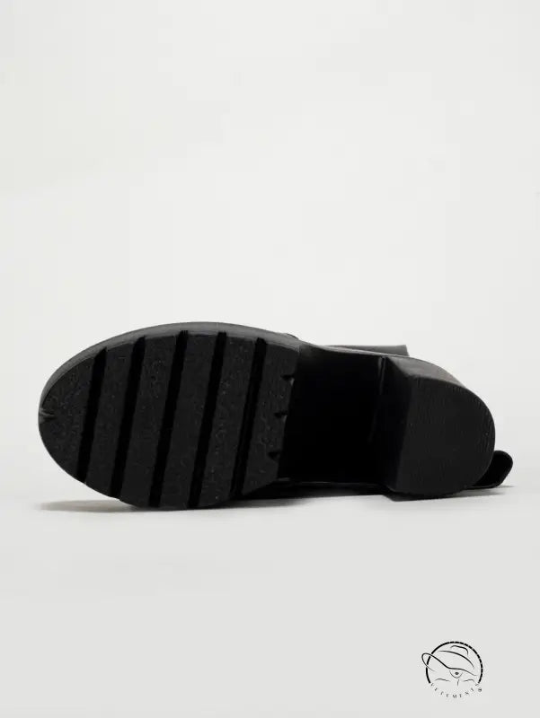 High Heel Waterproof Platform Ankle Boots