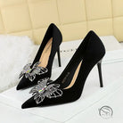 Double Layer Bow Decoration High Heels