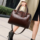 Elegant Soft Leather Trendy Large Capacity Handbags