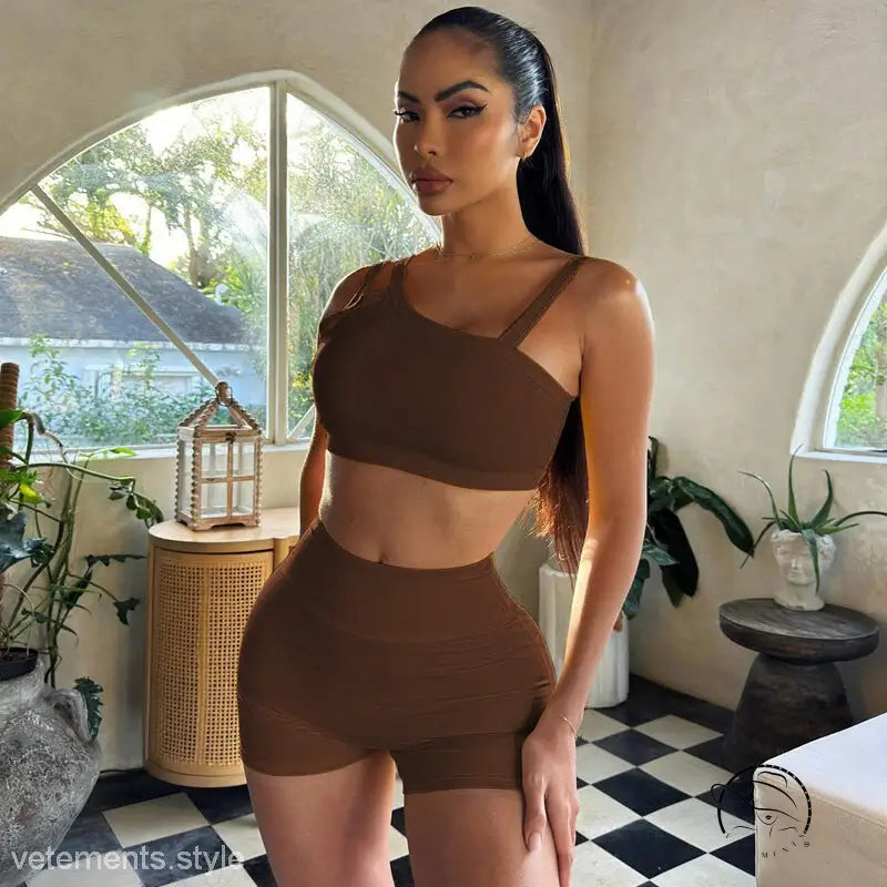 SLIM FIT HIP RAISE YOGA FITNESS SUIT-VETEMENTS 