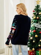 Casual Acrylic Snowflake Pullover Sweater, a stylish Christmas pullover snowflake design