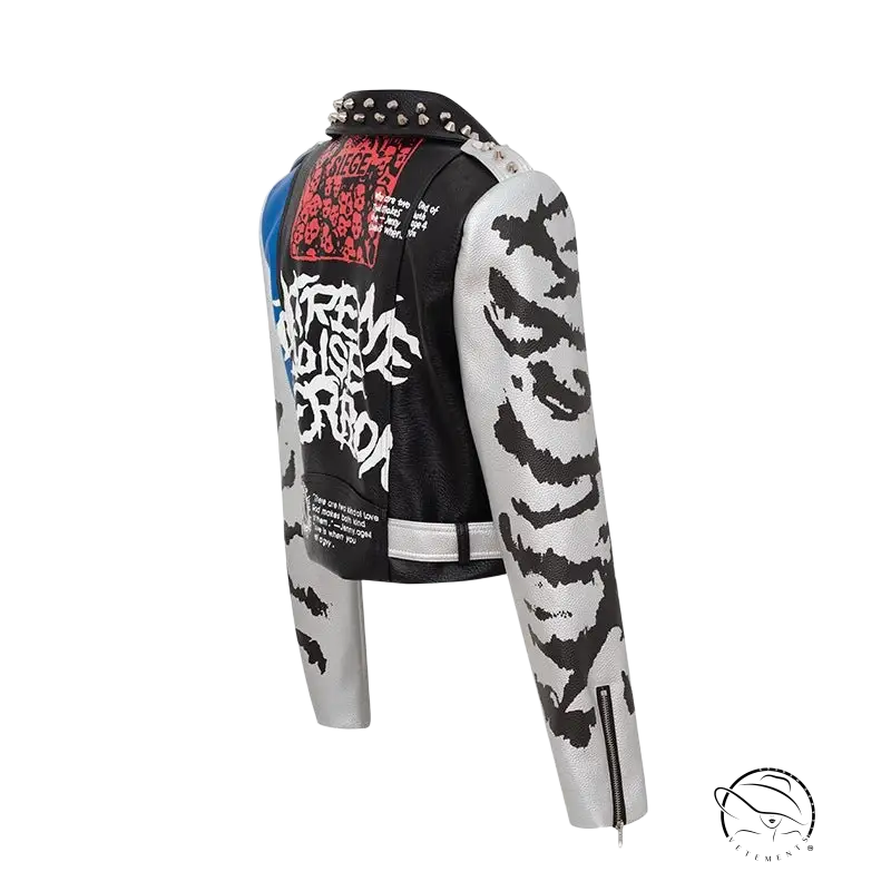 CASUAL GRAFFITI SHORT JACKET-VETEMENTS 