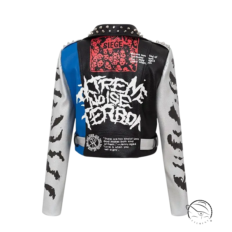 CASUAL GRAFFITI SHORT JACKET-VETEMENTS 