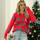 JACQUARD CHRISTMAS TREE KNITTED SWEATER-VETEMENTS 