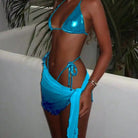 SEXY HALTER LACE UP BIKINI-VETEMENTS 