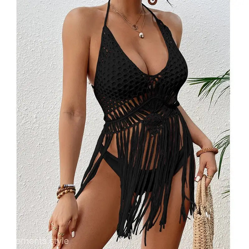 BEACH COVER UP TOP SET-VETEMENTS 
