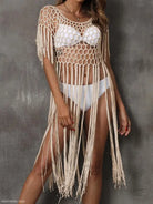 HAND CROCHETING BEACH COVER UP-VETEMENTS 