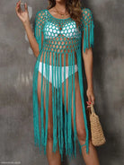 HAND CROCHETING BEACH COVER UP-VETEMENTS 