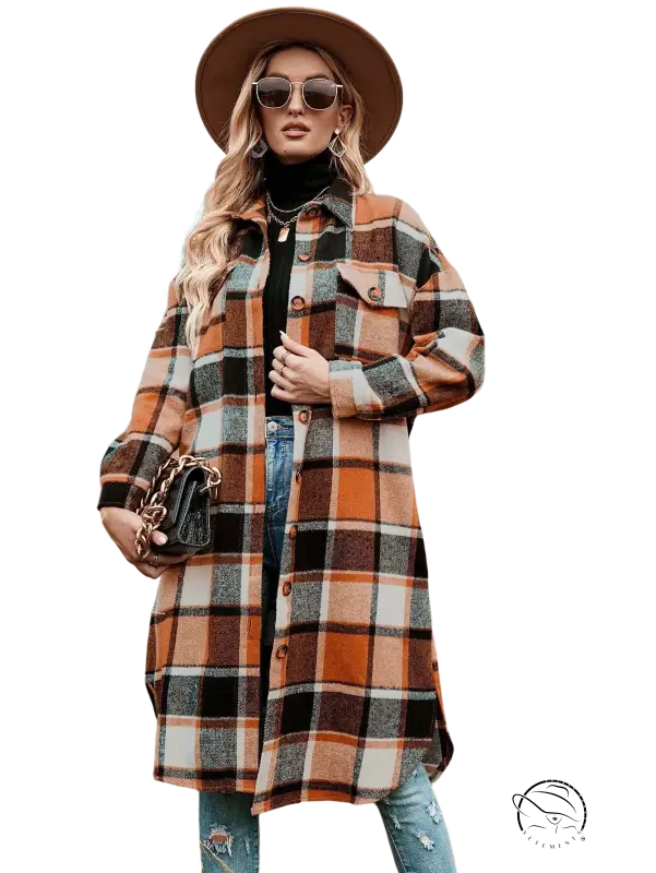 WINTER PLAID TRENCH COAT-VETEMENTS 