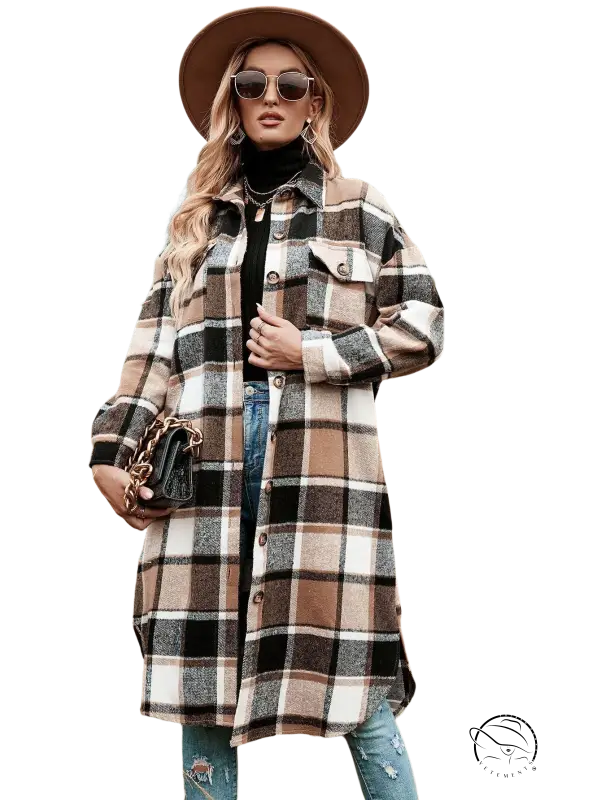 WINTER PLAID TRENCH COAT-VETEMENTS 