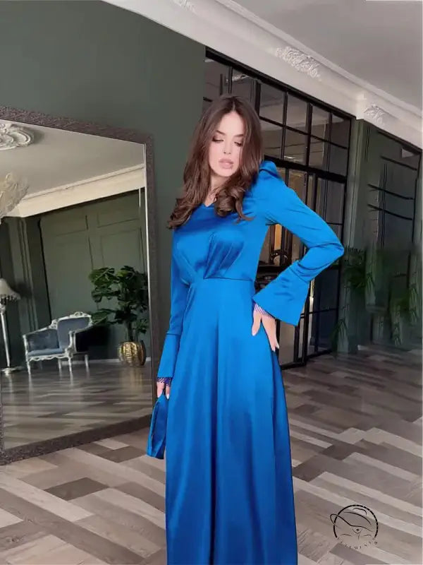 SEXY SPLIT SLIM FIT BELT DRESS-VETEMENTS 