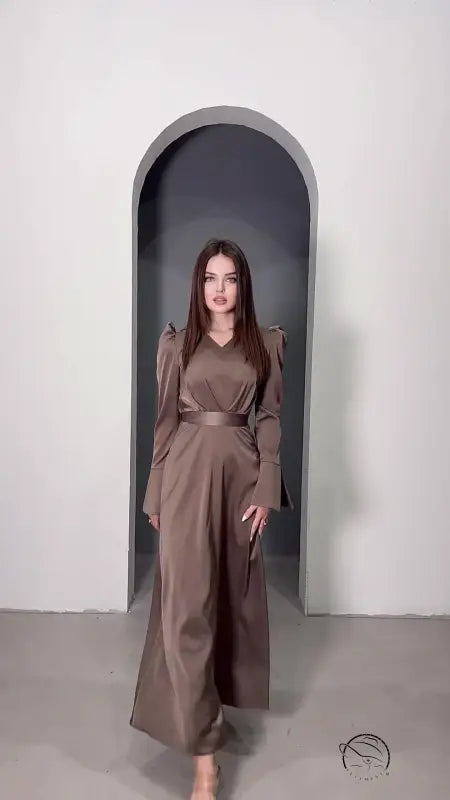 SEXY SPLIT SLIM FIT BELT DRESS-VETEMENTS 