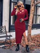 CASUAL HALTERNECK MAXI DRESS-VETEMENTS 